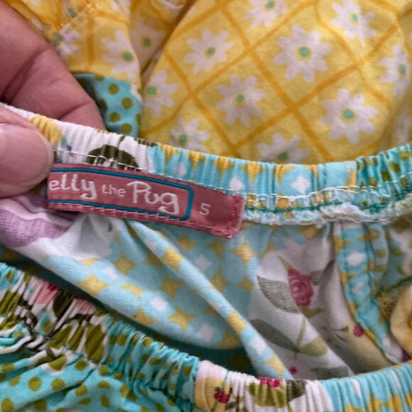 Jelly The Pug Spring Easter Girls Twirl Dress Size 5 Adorable - Picture 3 of 10